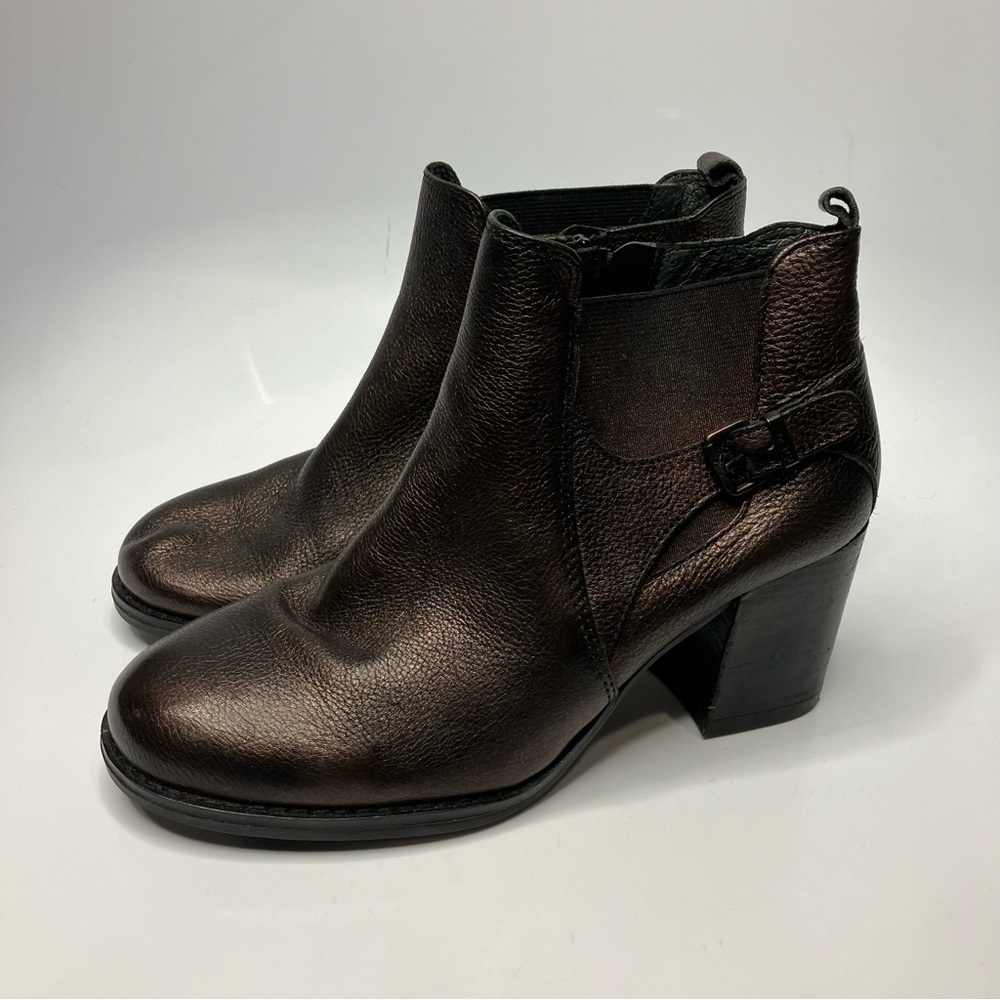 Bussola Dawson Drake boots copper‎ metallic heeled boots size 39